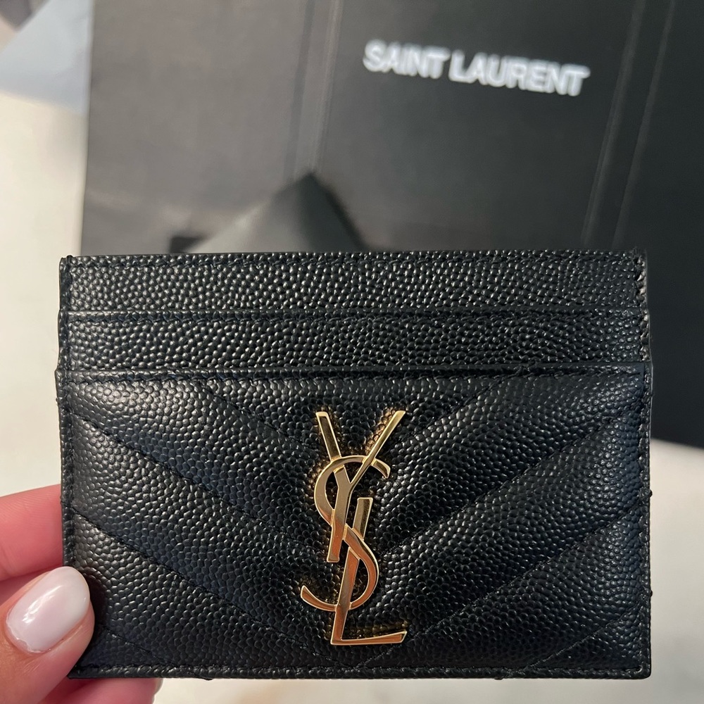 YSL card holder